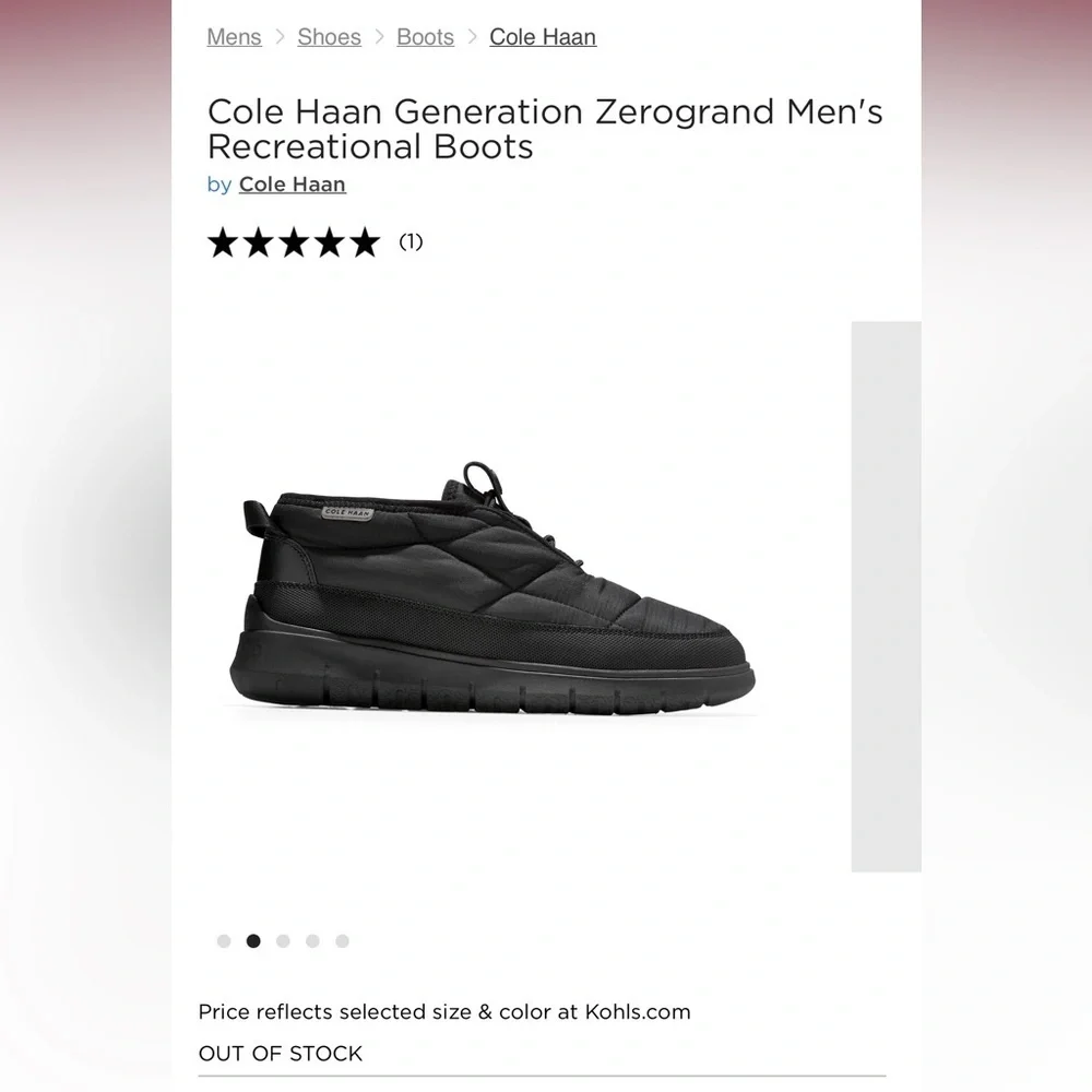Men’s Cole Haan slippers